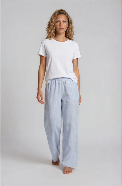 PANTALONI LIDIA RIGATI