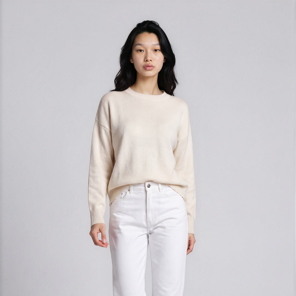 GIROCOLLO OVERSIZE MELANGE
