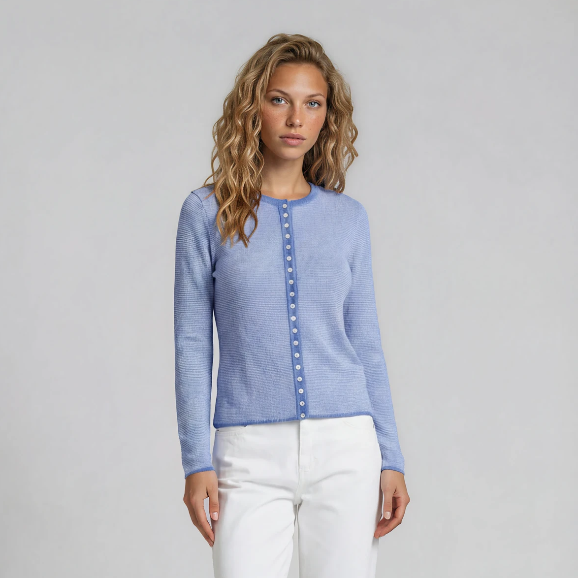ALICE PINSTRIPE CARDIGAN