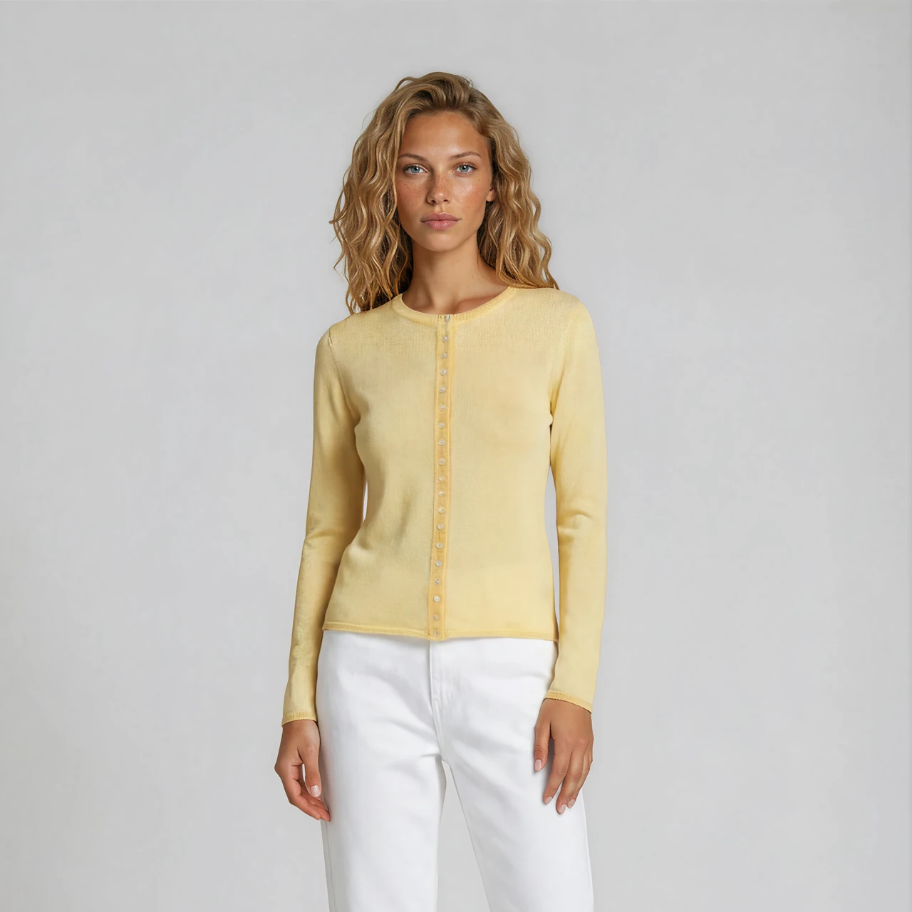 ALICE PINSTRIPE CARDIGAN