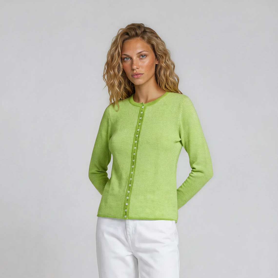ALICE PINSTRIPE CARDIGAN
